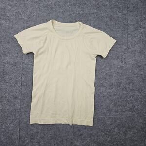 Lululemon Swiftly Tech Shirt Womens 6 Seamless Knit Crew Lightweight Yoga Tee
